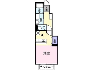 プラシード(長沢)の物件間取画像